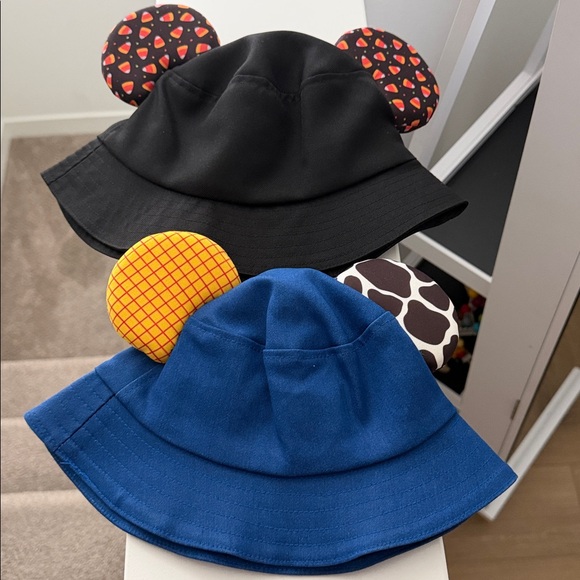 Blue Kids Bucket Hat with Character Ears - Picture 2 of 2
